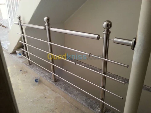 Rampes d'escalier en Inox 