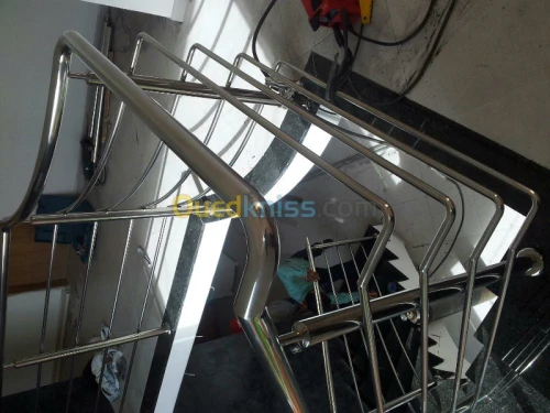 Rampes d'escalier en Inox 
