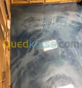 revêtements du sol en résine