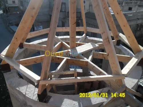 charpente  en  bois