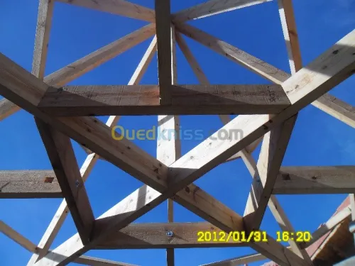 charpente  en  bois