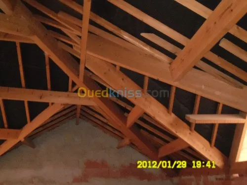 charpente  en  bois