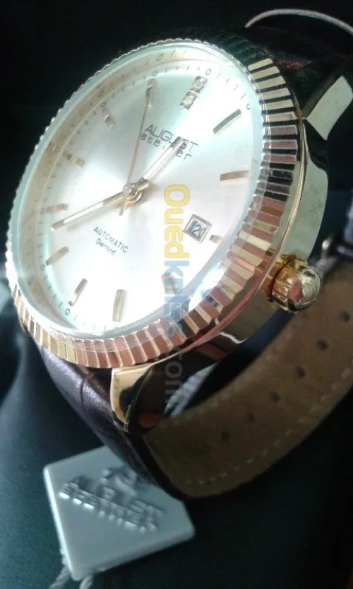 Montre automatique diamants august 