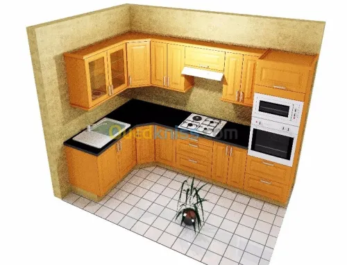 CONCEPTION SCHEMA CUISINES DRESSING 3D