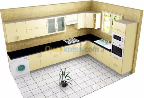 CONCEPTION SCHEMA CUISINES DRESSING 3D