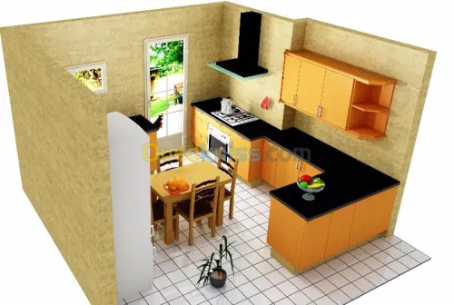 CONCEPTION SCHEMA CUISINES DRESSING 3D