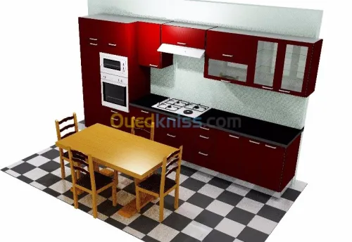 CONCEPTION SCHEMA CUISINES DRESSING 3D