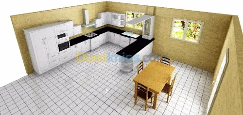 CONCEPTION SCHEMA CUISINES DRESSING 3D