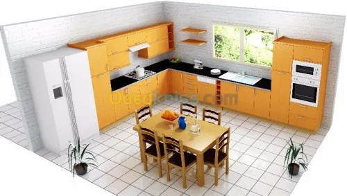 CONCEPTION SCHEMA CUISINES DRESSING 3D
