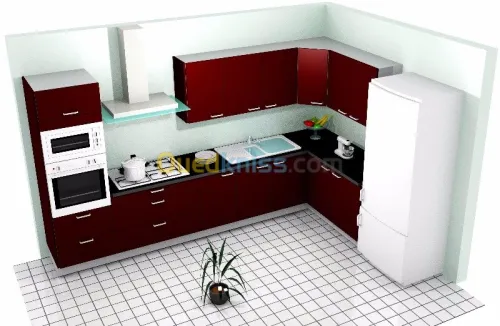 CONCEPTION SCHEMA CUISINES DRESSING 3D