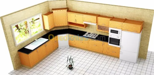 CONCEPTION SCHEMA CUISINES DRESSING 3D