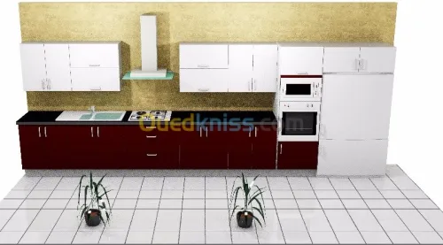 CONCEPTION SCHEMA CUISINES DRESSING 3D