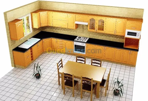 CONCEPTION SCHEMA CUISINES DRESSING 3D