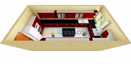 CONCEPTION SCHEMA CUISINES DRESSING 3D