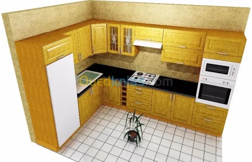 CONCEPTION SCHEMA CUISINES DRESSING 3D