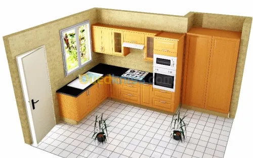 CONCEPTION SCHEMA CUISINES DRESSING 3D
