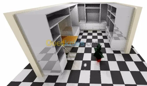 CONCEPTION SCHEMA CUISINES DRESSING 3D