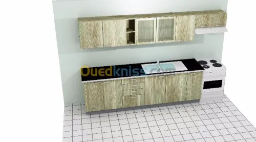 CONCEPTION SCHEMA CUISINES DRESSING 3D