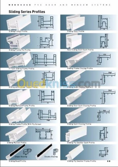 Vente profilé pvc et accessoires