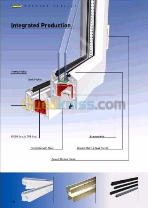 Vente profilé pvc et accessoires