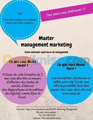 Master management marketing
