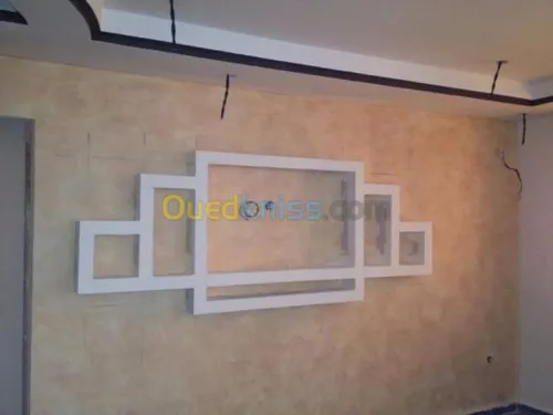 p.v.c placo platre peinture et epoxy 