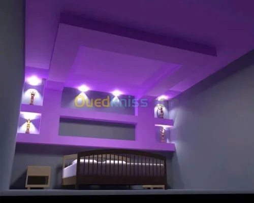 p.v.c placo platre peinture et epoxy 