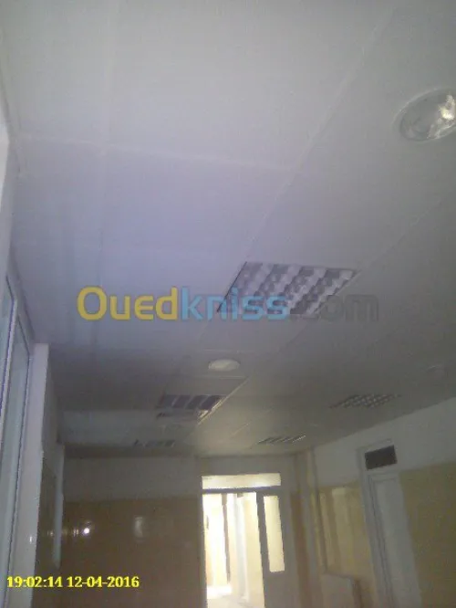 placo platre,pvc,dimontable,aluco band