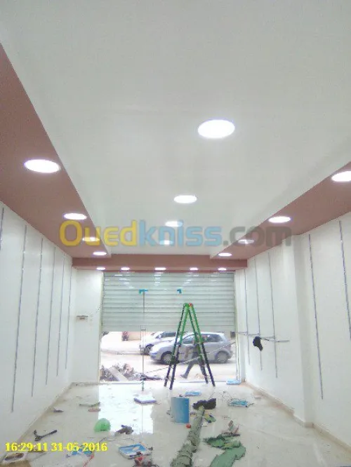 placo platre,pvc,dimontable,aluco band