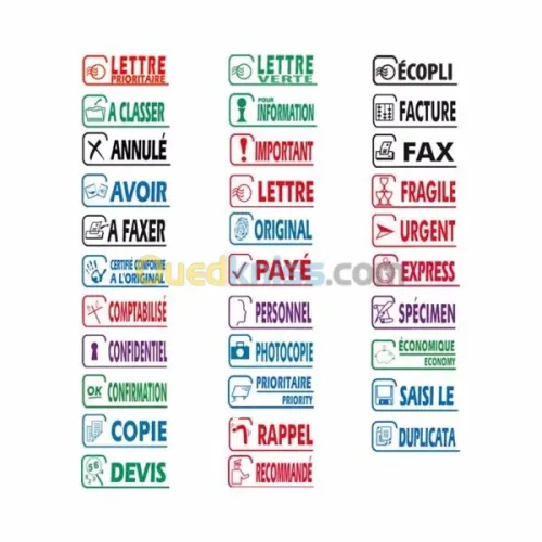 Confection de cachets - TRODAT - COLOP