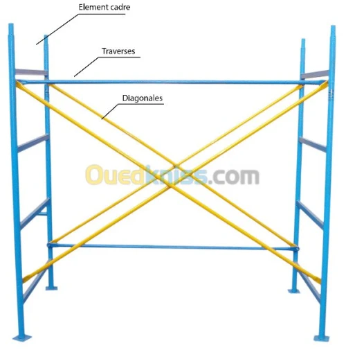 Echafaudage de façade homologué