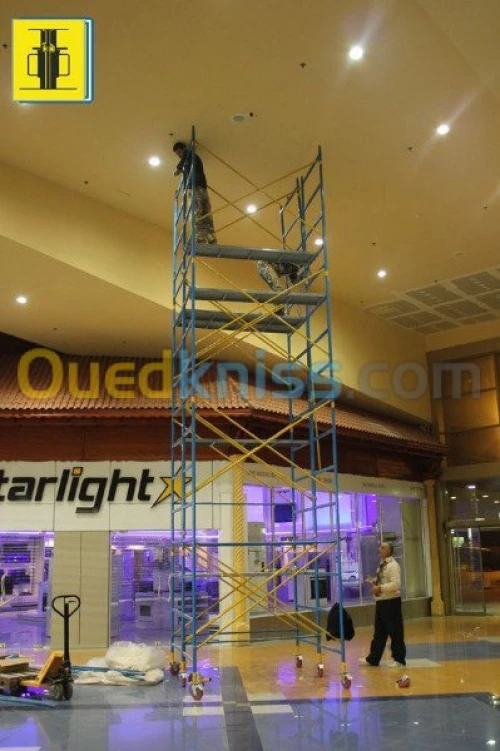 Echafaudage de façade homologué