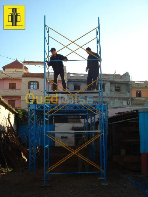 Echafaudage de façade homologué