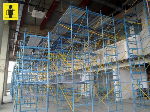 Echafaudage de façade homologué