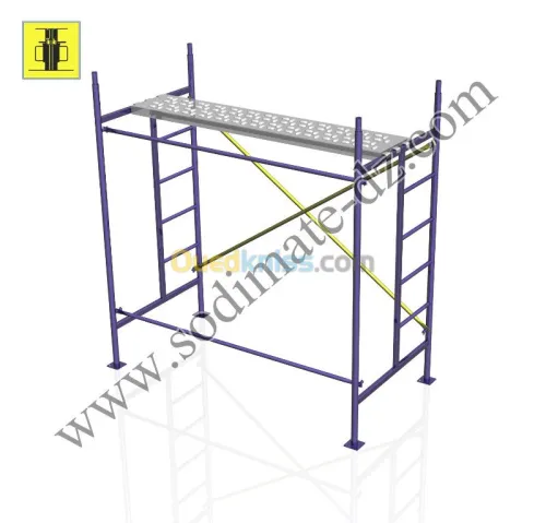 Echafaudage de façade homologué