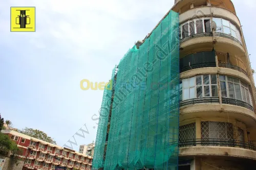 Echafaudage de façade homologué
