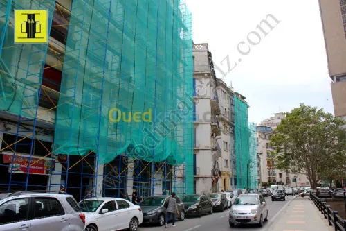 Echafaudage de façade homologué