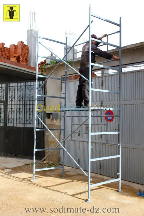 Echafaudage de façade homologué