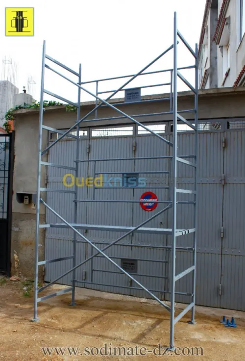 Echafaudage de façade homologué