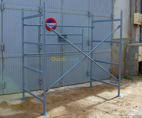 Echafaudage de façade homologué