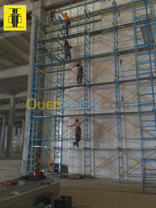 Echafaudage de façade homologué