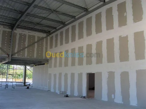 Placoplatre/Aluminium/PVC/Démontable 