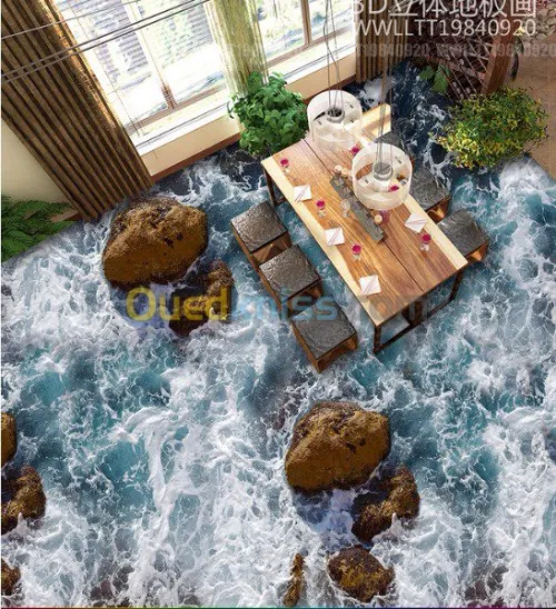 REVETEMENT DES SOLS EN EPOXY 3D 