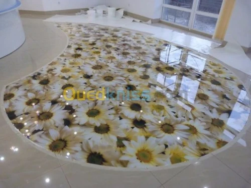 REVETEMENT DES SOLS EN EPOXY 3D 