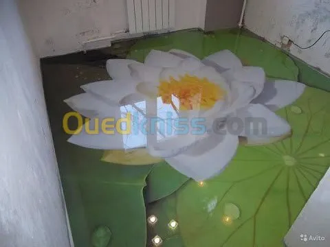 REVETEMENT DES SOLS EN EPOXY 3D 