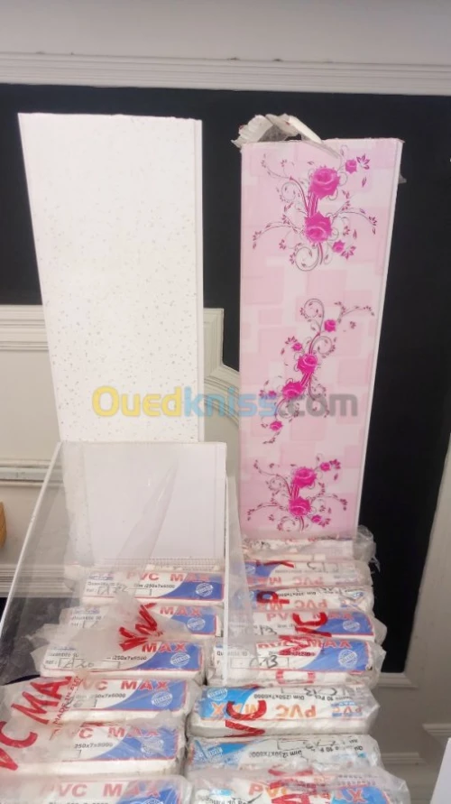 PLACO PLATRE FAUX PLAFON PVC  GROS ET DÉTAILS 