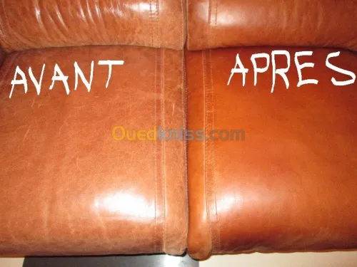 Nettoyage professionnel du cuir