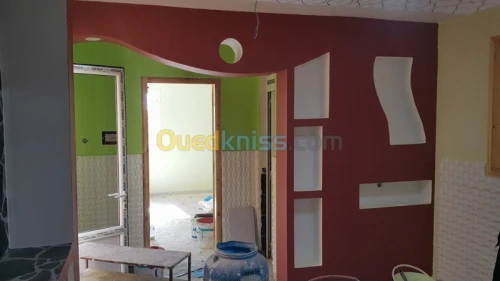 placoplater et  pvc ba13 