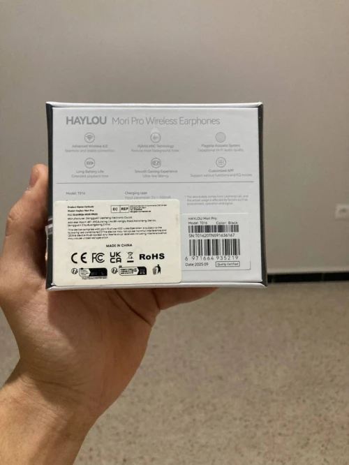 Écouteurs Bluetooth Haylou Mori Pro 6 micros, ANC Hybride سماعات أصليةOriginal