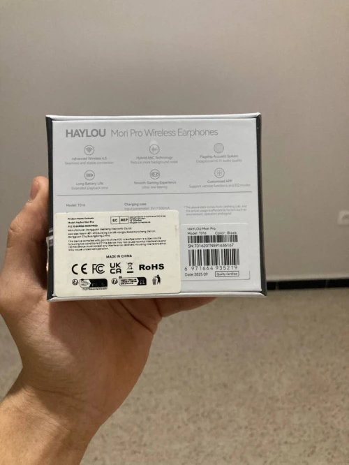 Écouteurs Bluetooth Haylou Mori Pro 6 micros, ANC Hybride سماعات أصليةOriginal